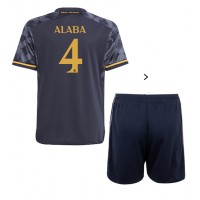 Billiga Real Madrid David Alaba #4 Barnkläder Borta fotbollskläder till baby 2023-24 Kortärmad (+ Korta byxor)